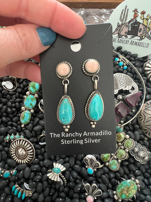 Judith Dixon Navajo Kingman and Pink Conch