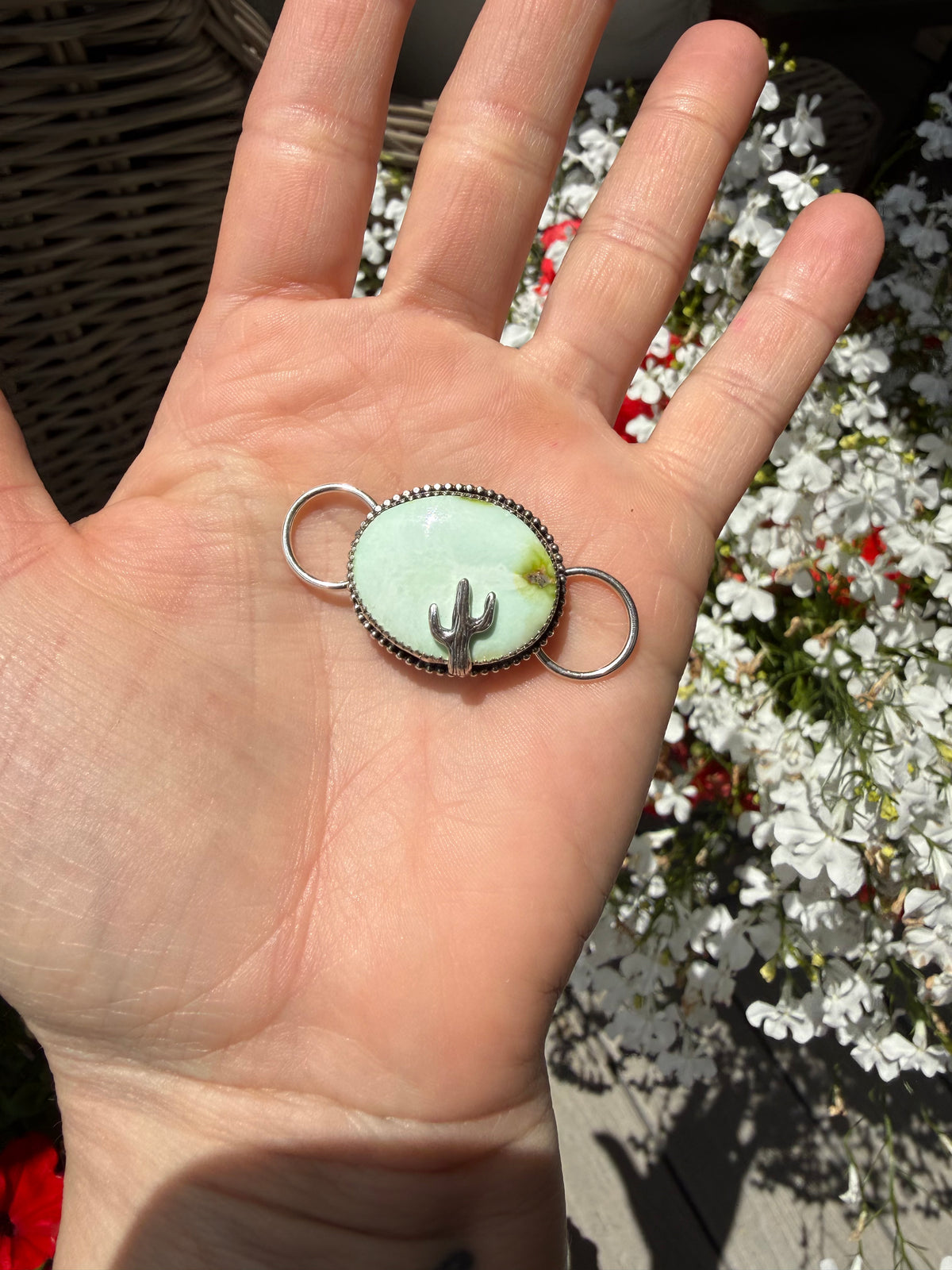 Palomino Cactus Twilly Scarf Charm