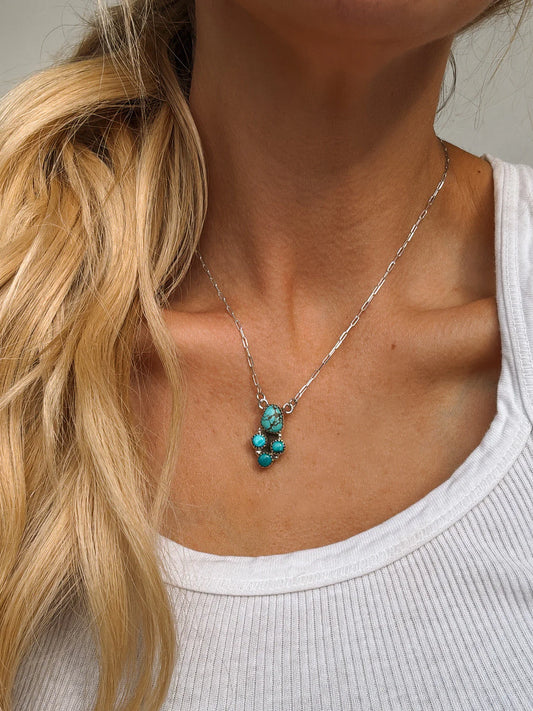 Reinsman Authentic turquoise necklace by Turnback Pony