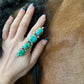 Four Stone Sonoran Gold Statement Ring Adjustable