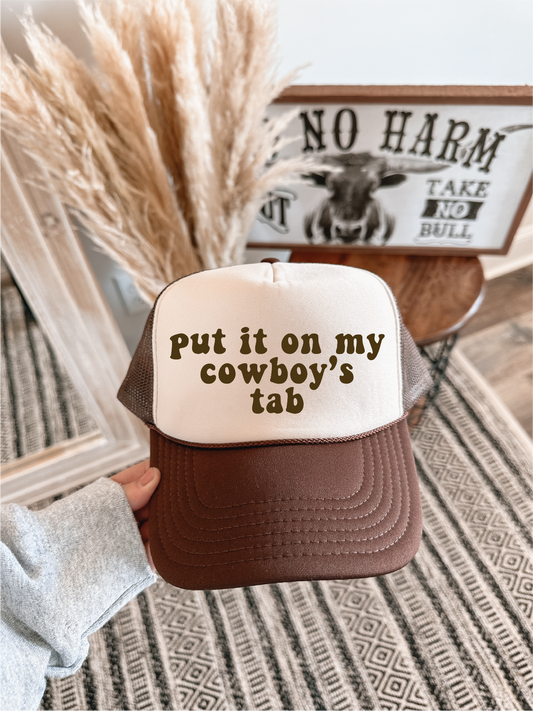 "Put it On My Cowboys tab"