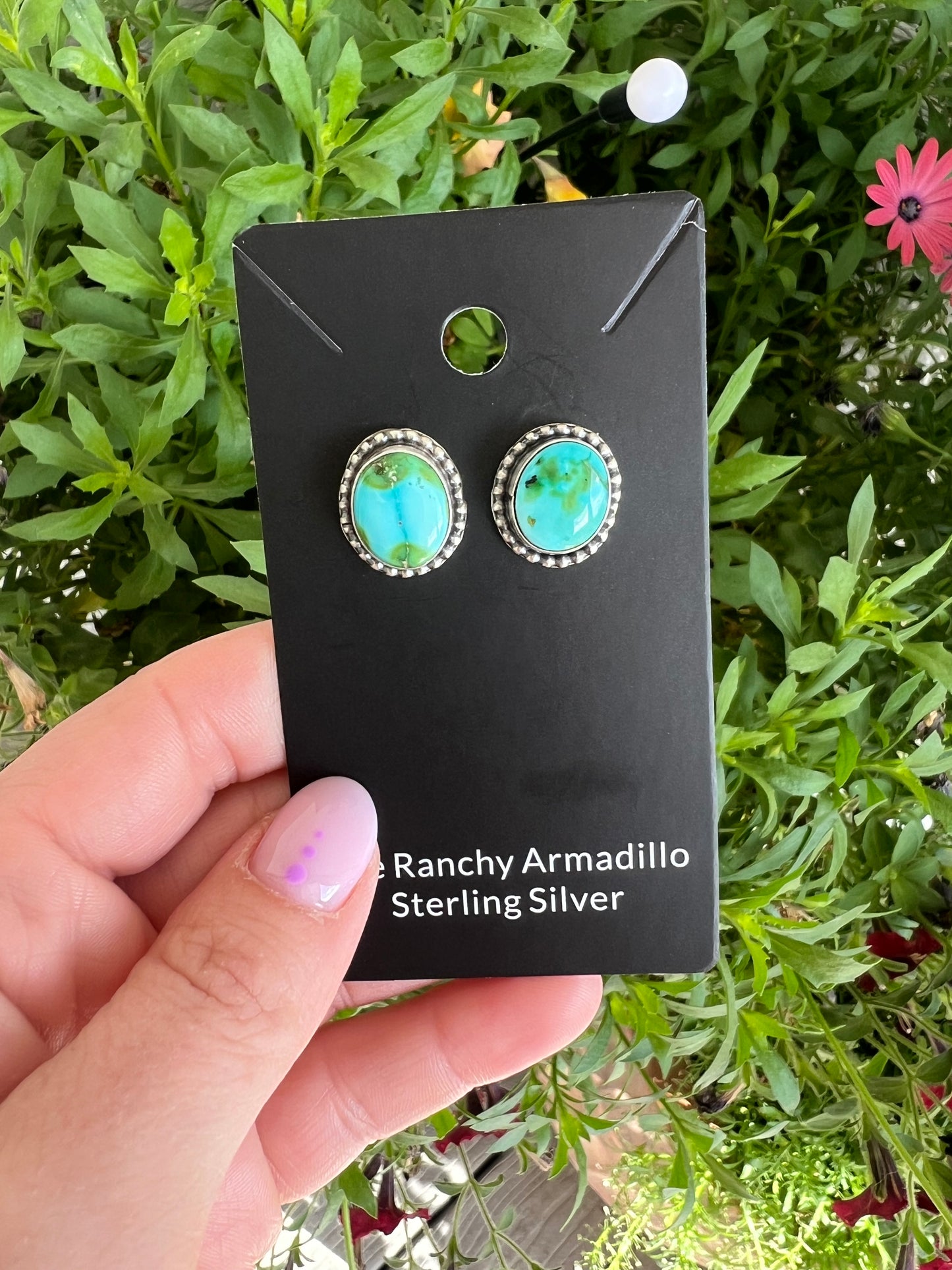 Eli Skeets Navajo Sonoran gold studs