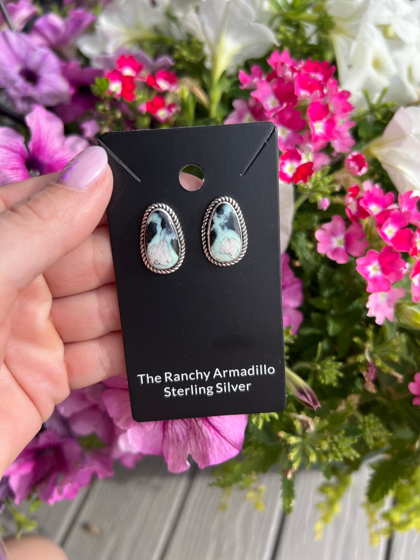 Veracite earring studs Native made