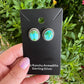 Eli Skeets Navajo Sonoran gold studs