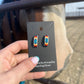 Lucill Ramone Native Made Beaded Half Hoops style 2