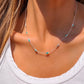 Speakeasy silver necklace