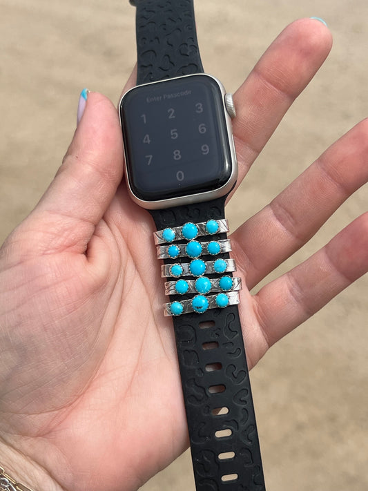 Turquoise Watch Band Slide