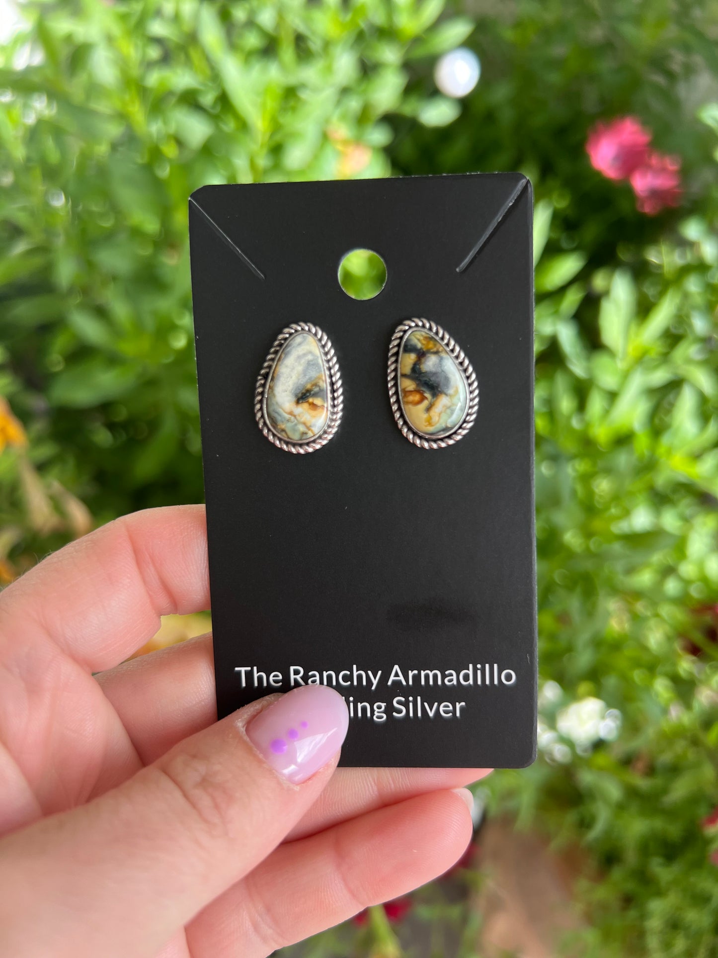 Veracite earring studs Native made