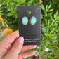 Eli Skeets Navajo Sonoran gold studs
