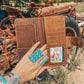 The Remington Cowhide Leather Tooled Wallet