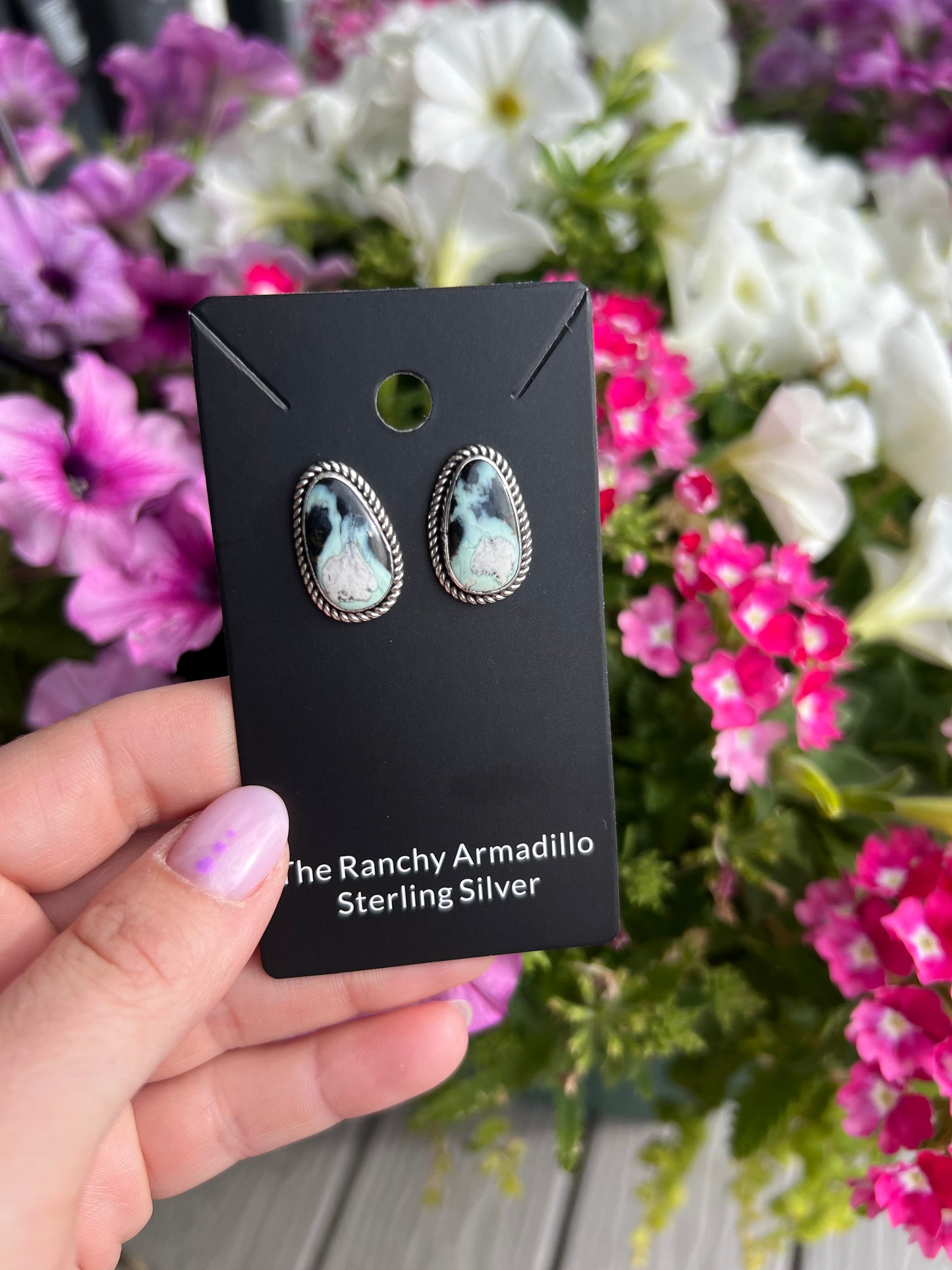Veracite earring studs Native made