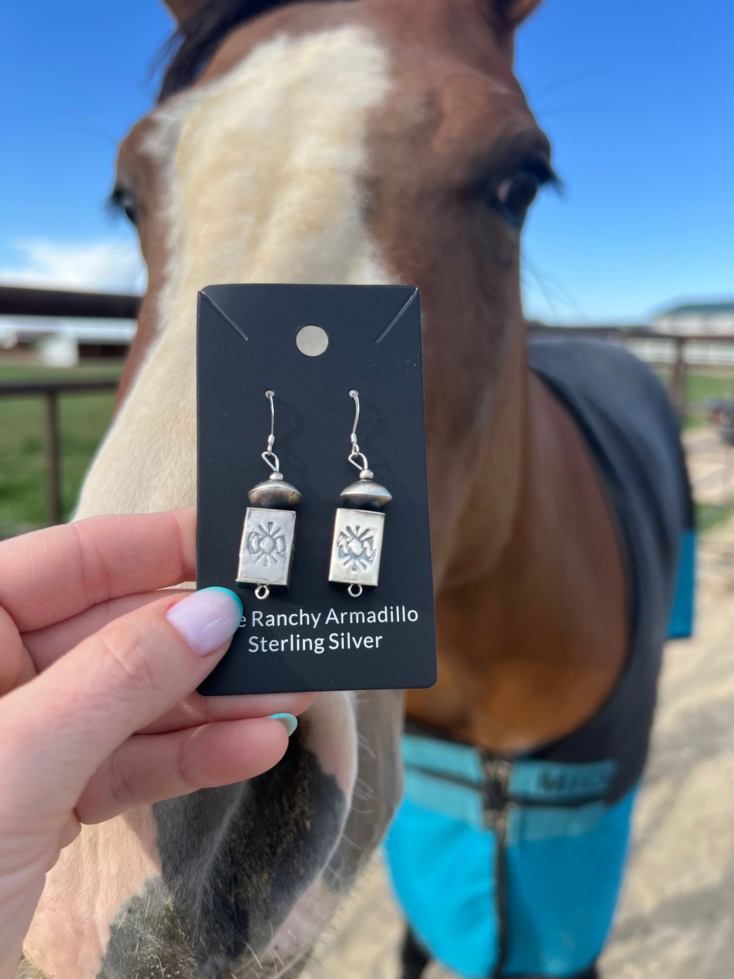 Tysha Aparicio Navajo Pearl Box Dangles