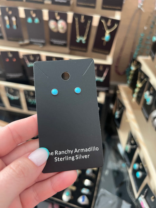 Turquoise studs