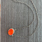 Orange Spiny Necklace by Navajo Scott Skeets 18”