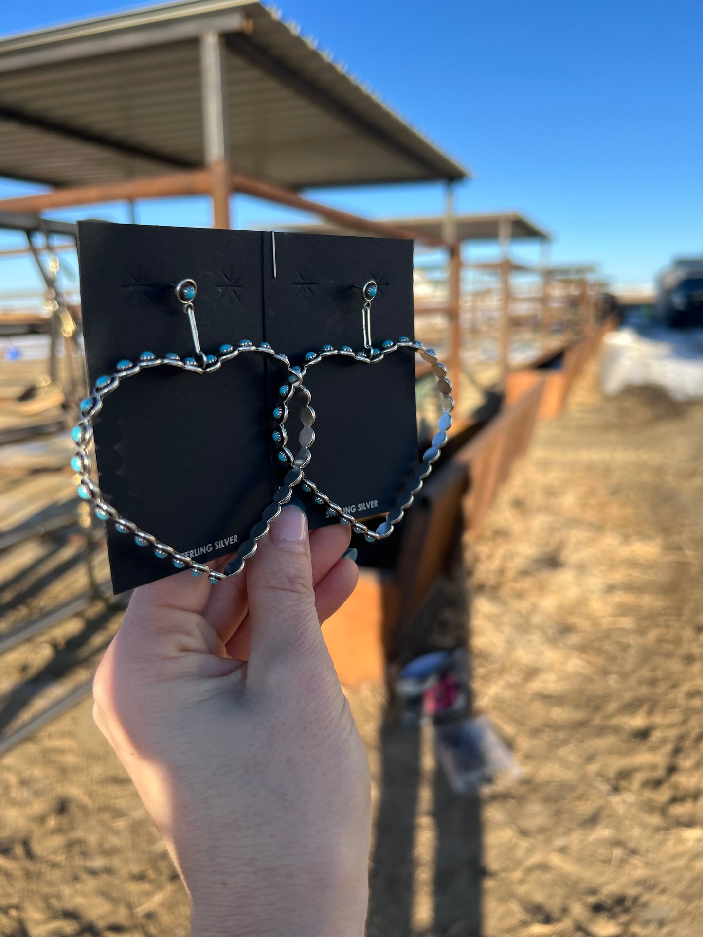 Heart dangles by Dixie Boogua