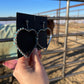 Heart dangles by Dixie Boogua