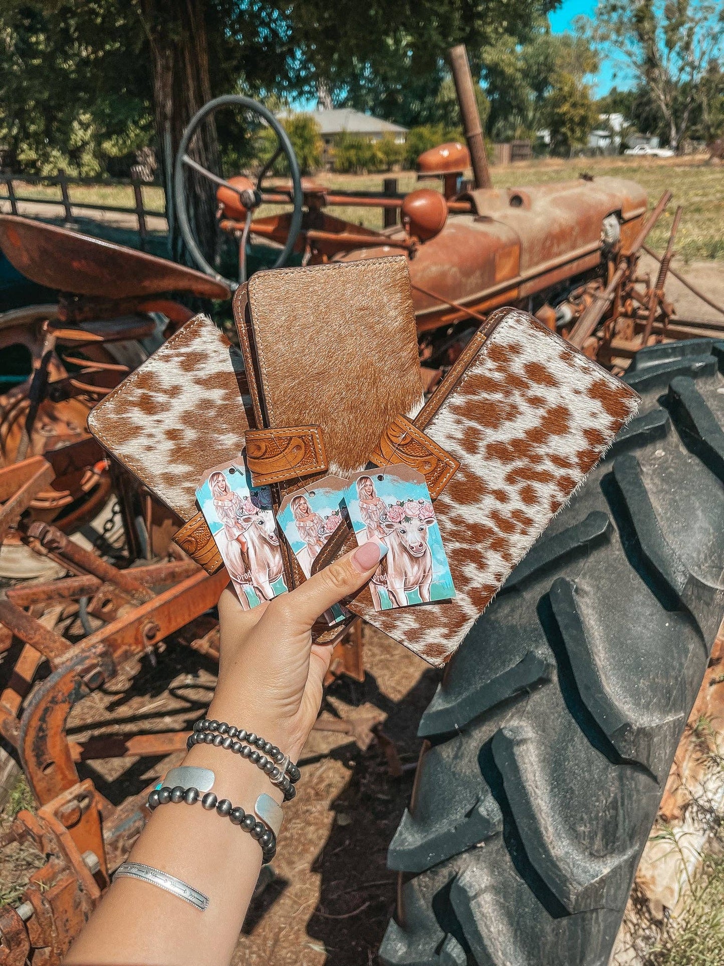 The Remington Cowhide Leather Tooled Wallet