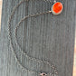 Orange Spiny Necklace by Navajo Scott Skeets 18”