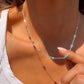 Speakeasy silver necklace