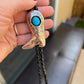 Cowboy boot bolo tie Navajo made