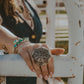 Beautiful half sphere statement ring, Navajo made and stamped adjustable