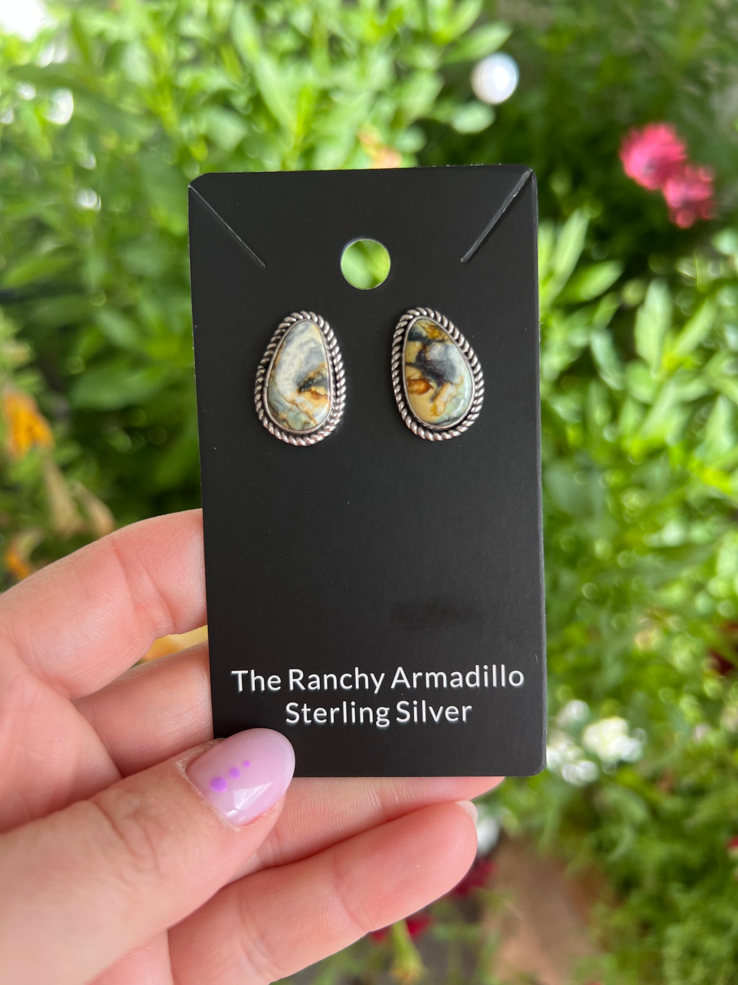 Veracite earring studs Native made