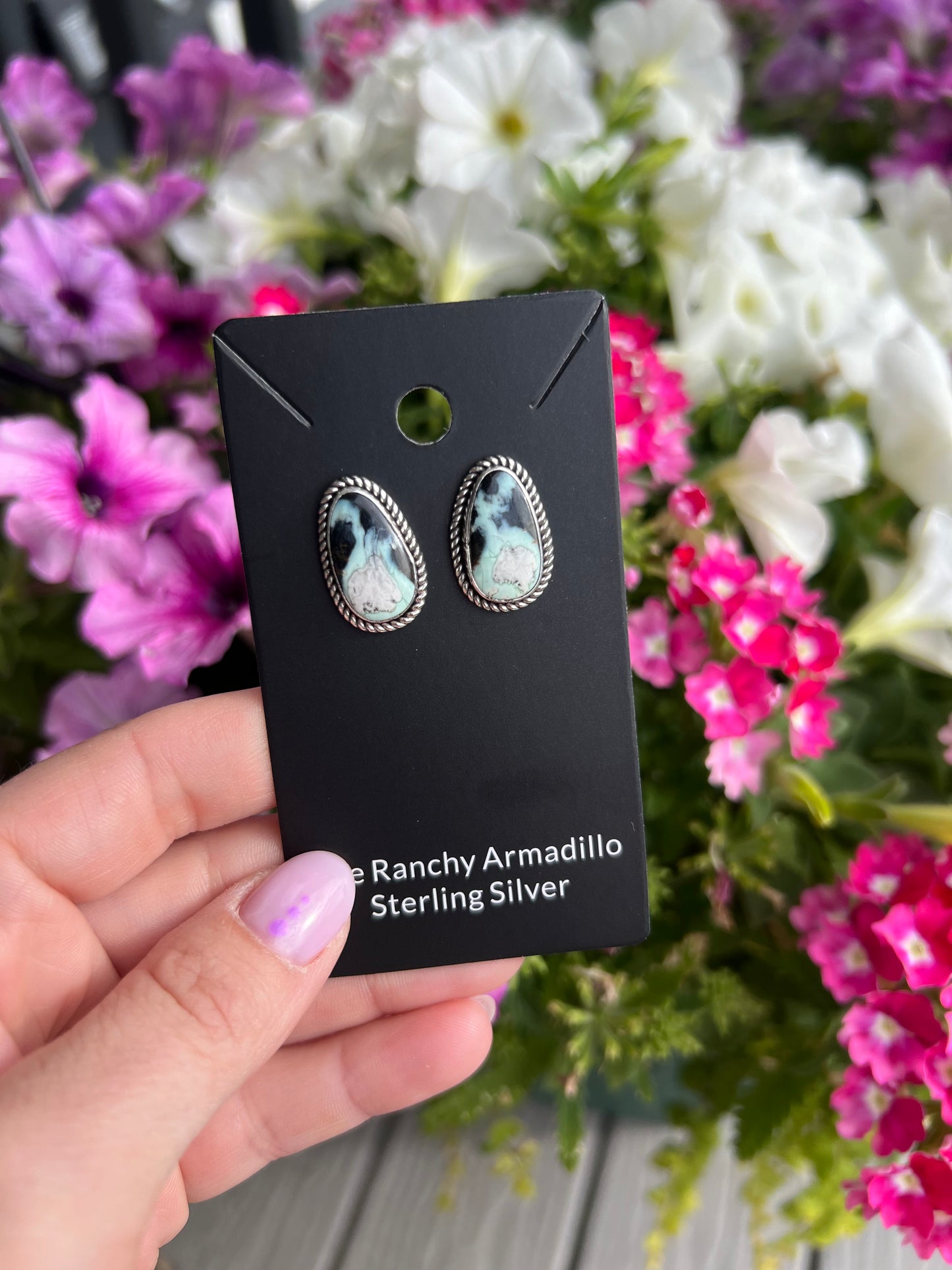 Veracite earring studs Native made
