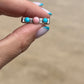 Pink Conch and Turquoise Watch Band Slide