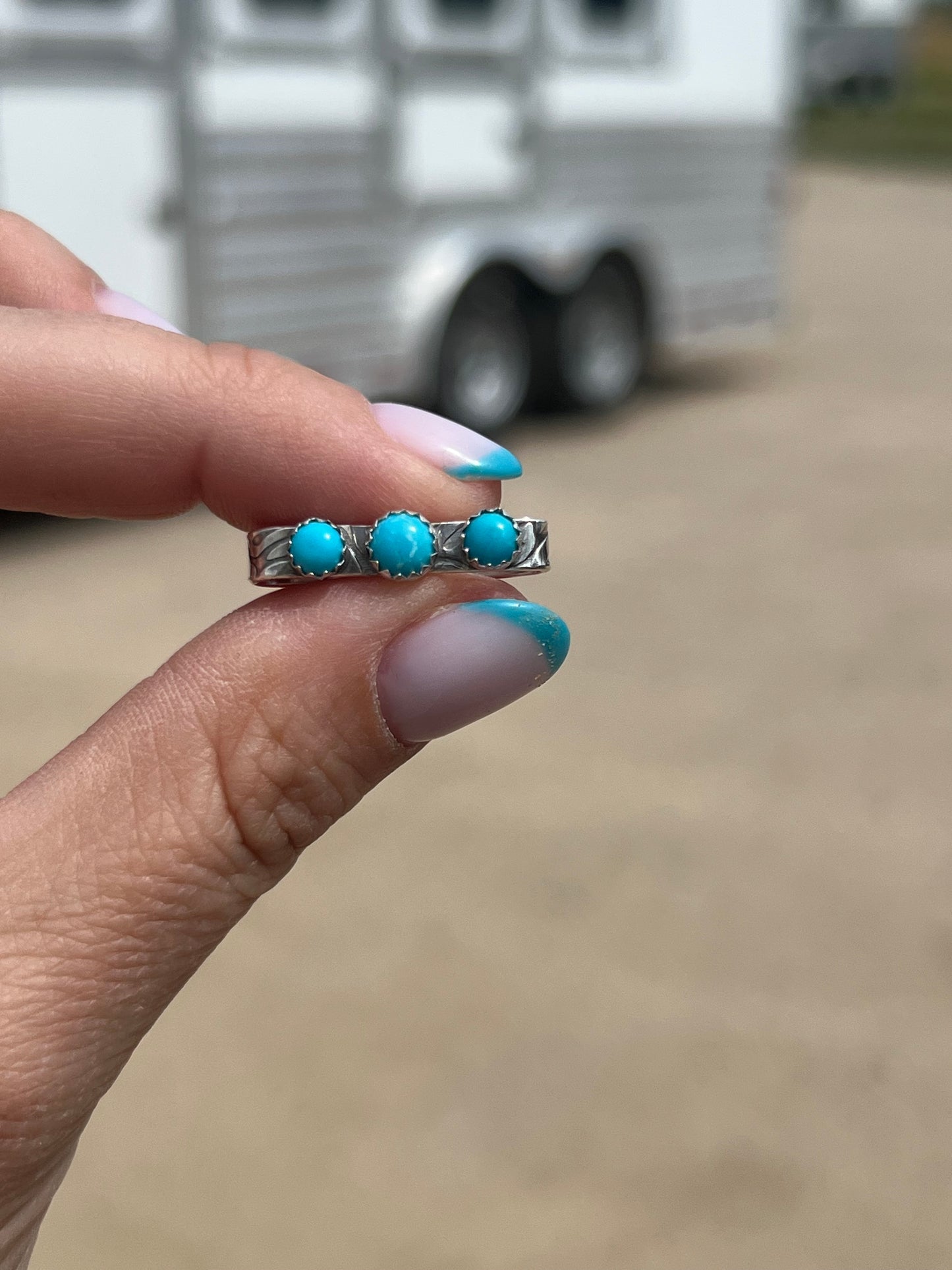 Turquoise Watch Band Slide