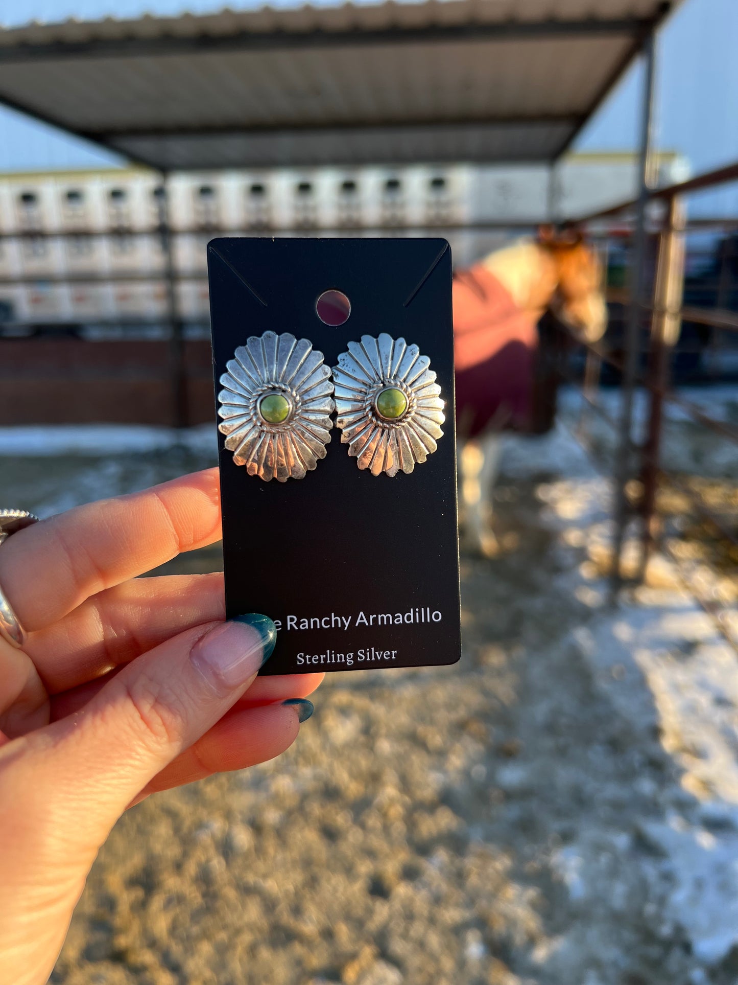 Concho with Gaspeite by Marsalla James
