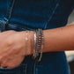 Desert pearl stretch bracelets