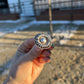Sterling ring size 7 native made and stamped