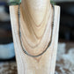14” sterling silver desert pearls hand strung
