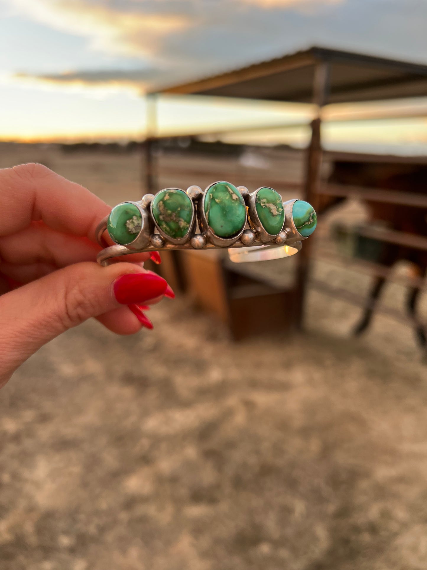 5-Stone Sonoran Gold Cuff