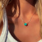 Maverick Gold and turquoise necklace