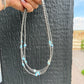 Golden hills and sterling silver pearls 16” with extender
