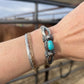 Chimney Butte Navajo Sterling and Kingman cuff