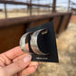 Chimney Butte Navajo Large Half Hoops sterling silver