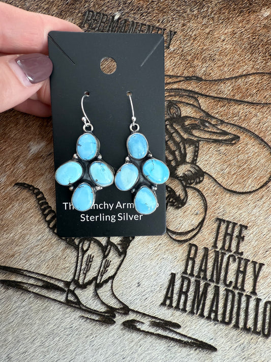 Golden Hills Dangles by Navajo Ella Peters