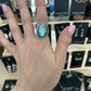 White Water Ring size 7.5 Navajo made