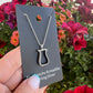 Stirrup Sterling Silver Necklace by HCR Silver