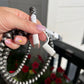 Faux pearls phone charger multi way with USB