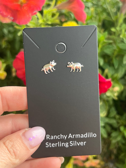Whittle Piggy Studs
