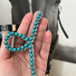 Faux turquoise large claw clip
