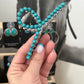 Faux turquoise large claw clip