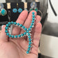 Faux turquoise small claw clip