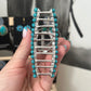 Faux turquoise small claw clip