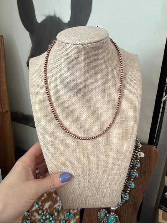 14” 3mm copper pearls