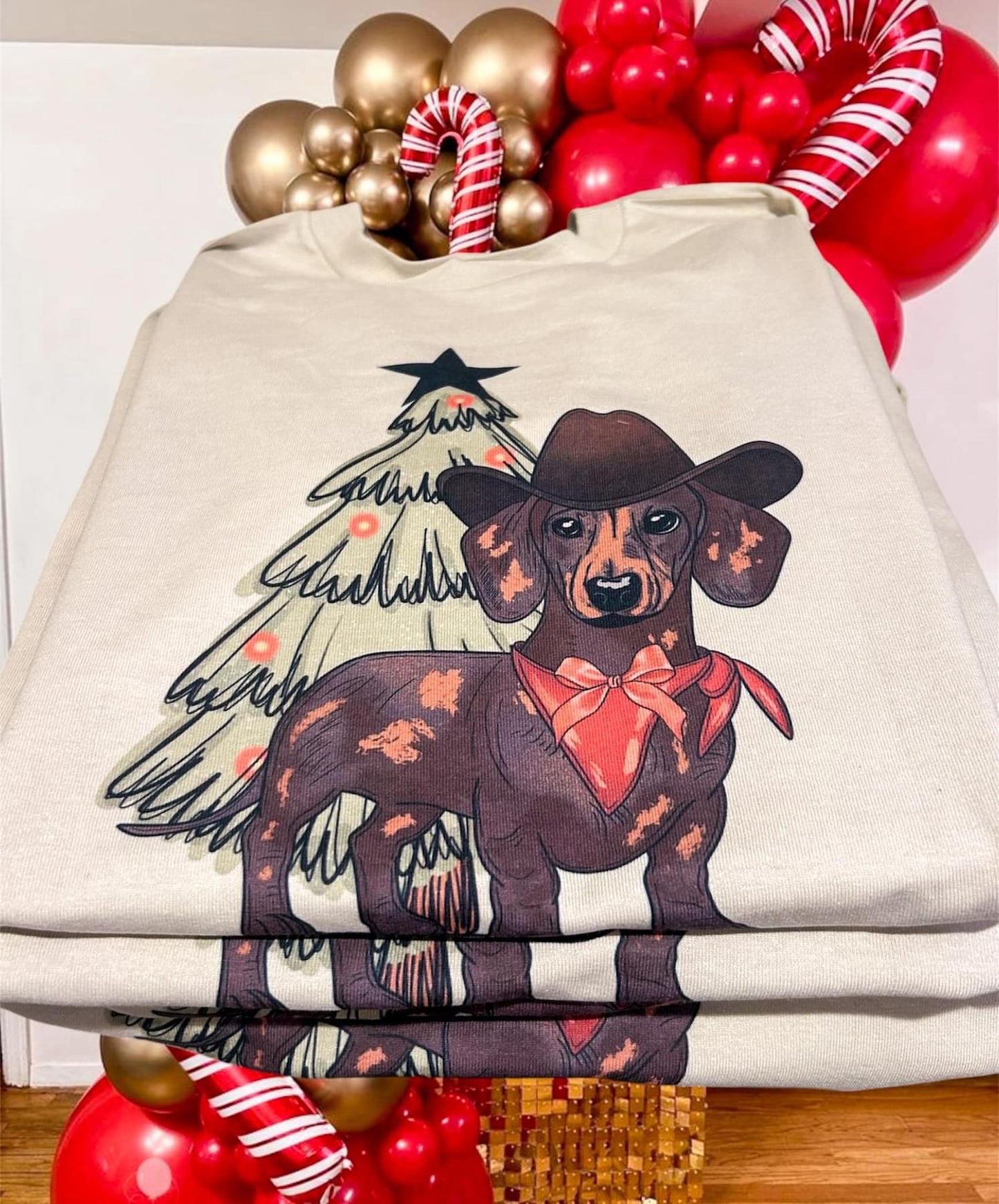 Merry weenie Christmas pullover