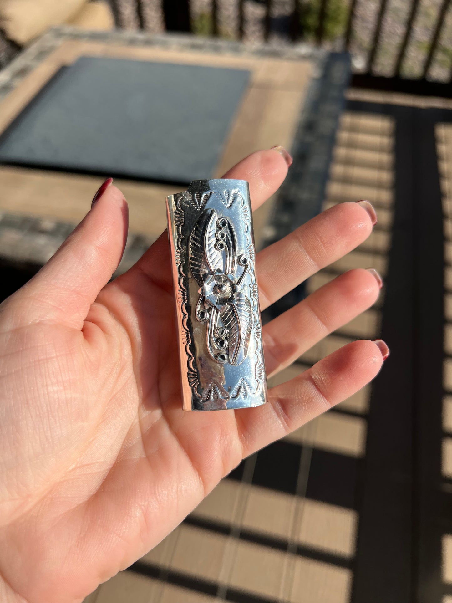 Sterling lighter case